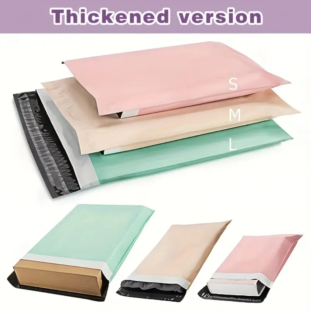 Easter pastel Polymailer Shippers 6pk bundle (3 sizes, 3 colors, 2 each)